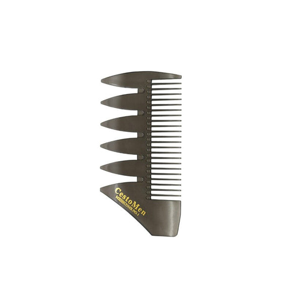 Retro Style Males Hair Brushes Fork Pick Comb