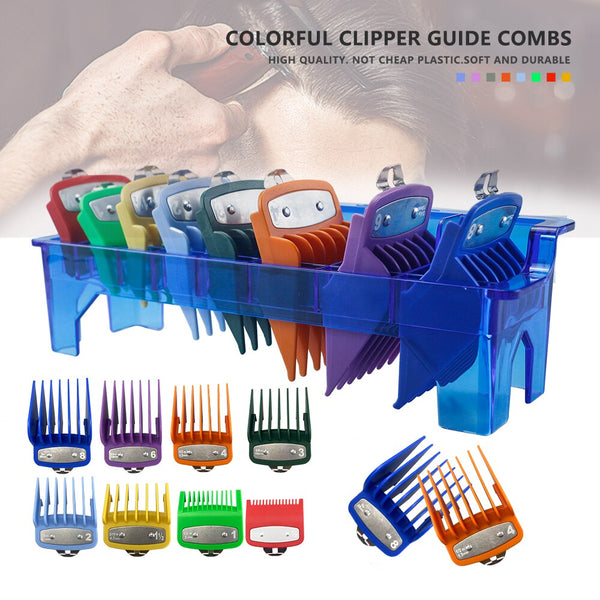 Universal 8 Sizes Set Hair Clipper Guide Comb for Wahl