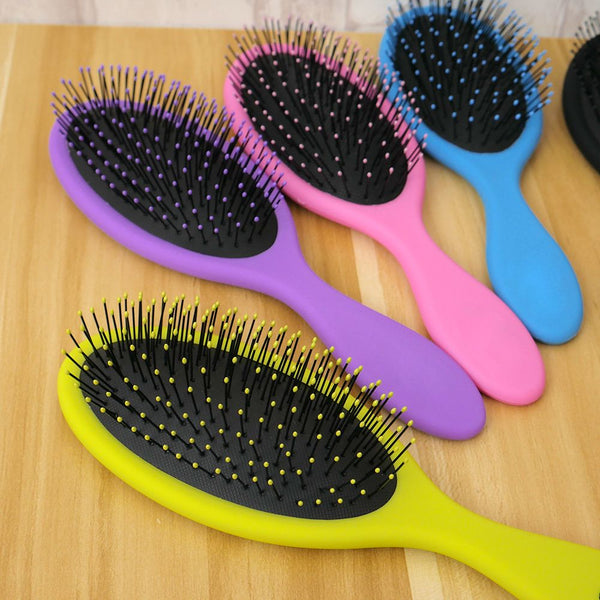 Women Hair Comb Scalp Airbag Massage Oval Hairbrush Wet Curly Detangle Hair Brush combs for Salon Hairdressing Styling Tools