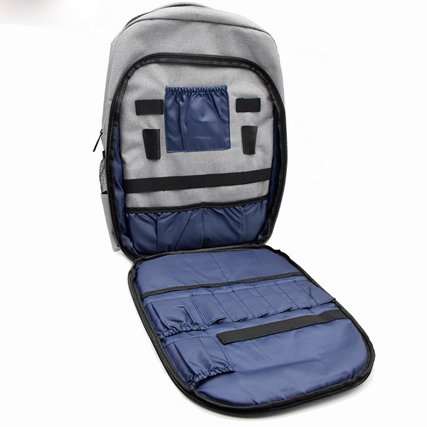 Portable Barber Backpack Grey