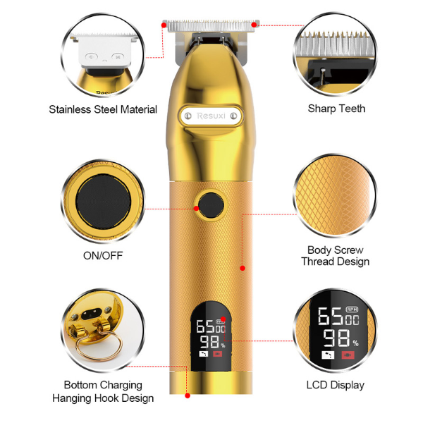USB Rechargeable Powerful Electric Hair Trimmer