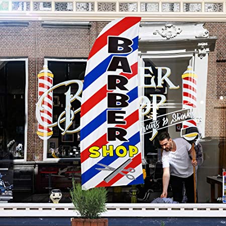 Outdoor Barber Flat with Base