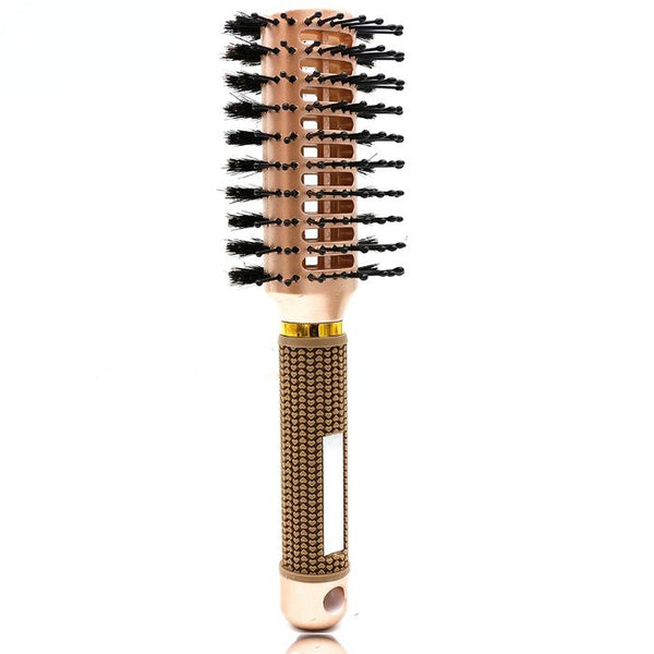 Gold Hair Styling Brush Double Side